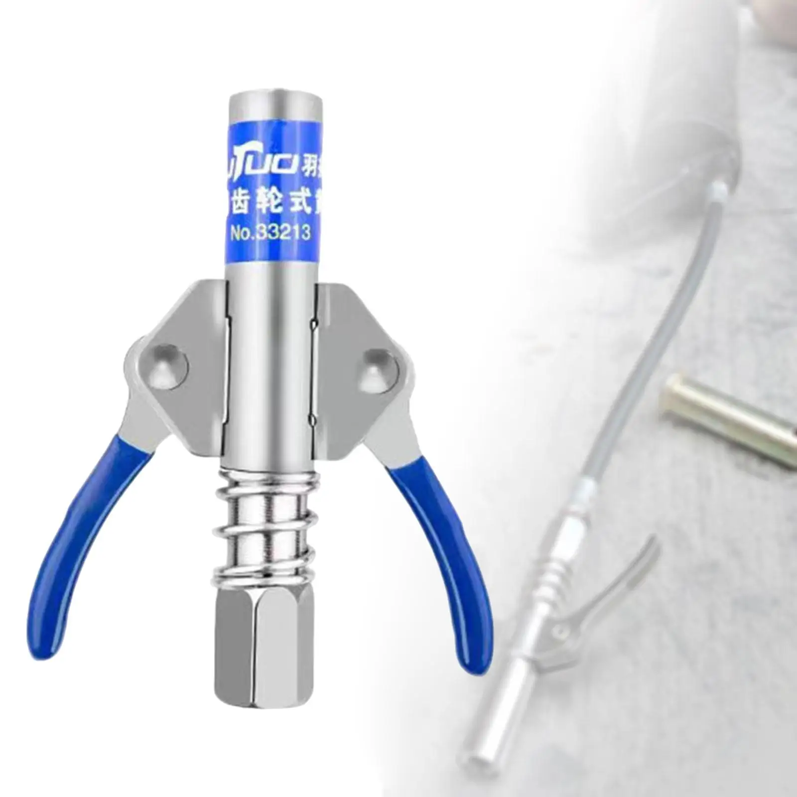 

Grease Coupler Heavy Duty Double Handle for Accessories Grease Hose