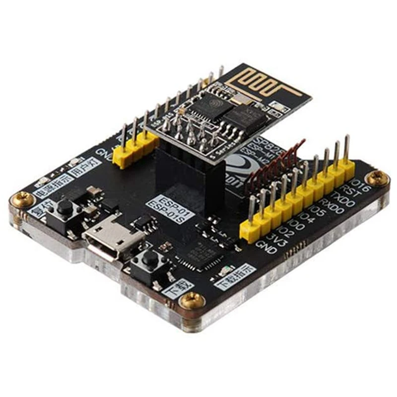 Professional ESP8266 Flash Download Tool/Code Burner + 5Pcs ESP01 ESP-01S WiFi Module for Arduino