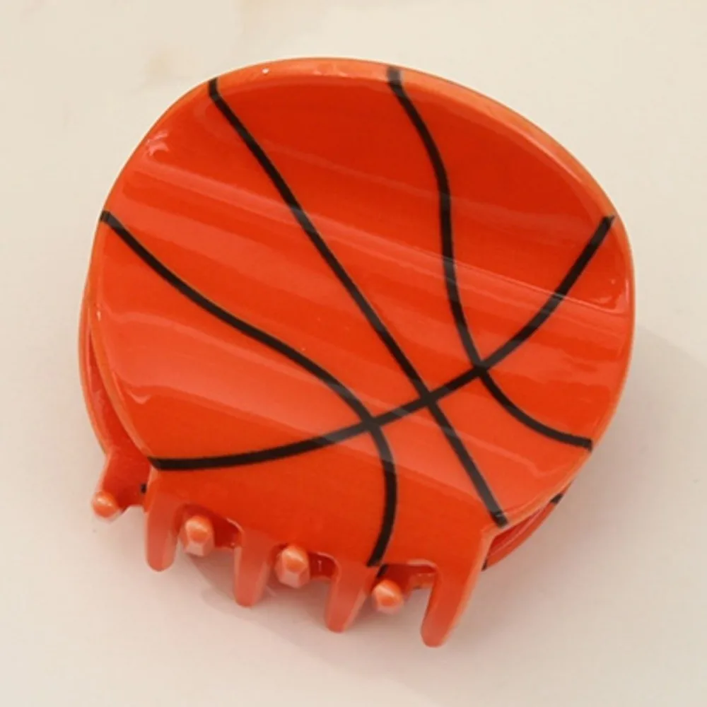 

Funny Acrylic Shark Hair Clip Y2K Style Large Size Basketball Hair Claw Fashion Design New Style Football Hair Clip Women