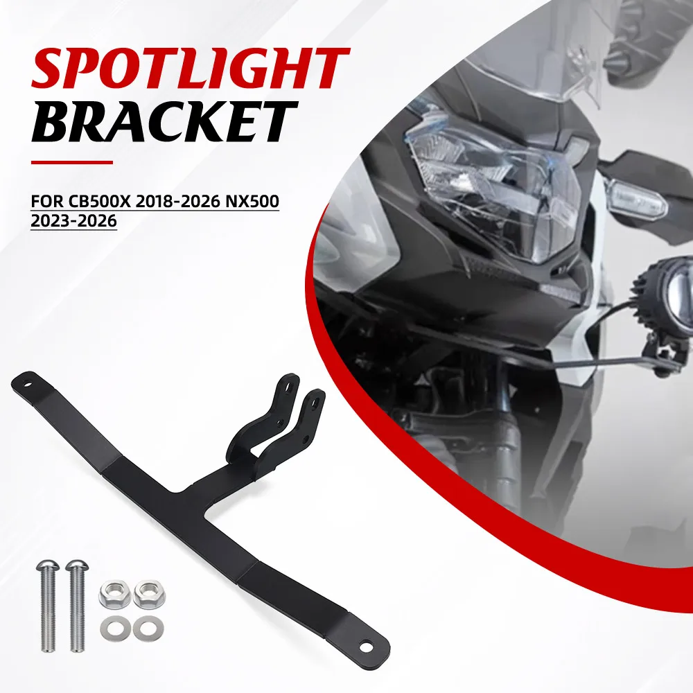 2026 For Honda CB500X 2018-2025 NX500 2023-2026 Auxiliary Light Bracket Additional Lights Bracket Driving Mount LED Light Mount