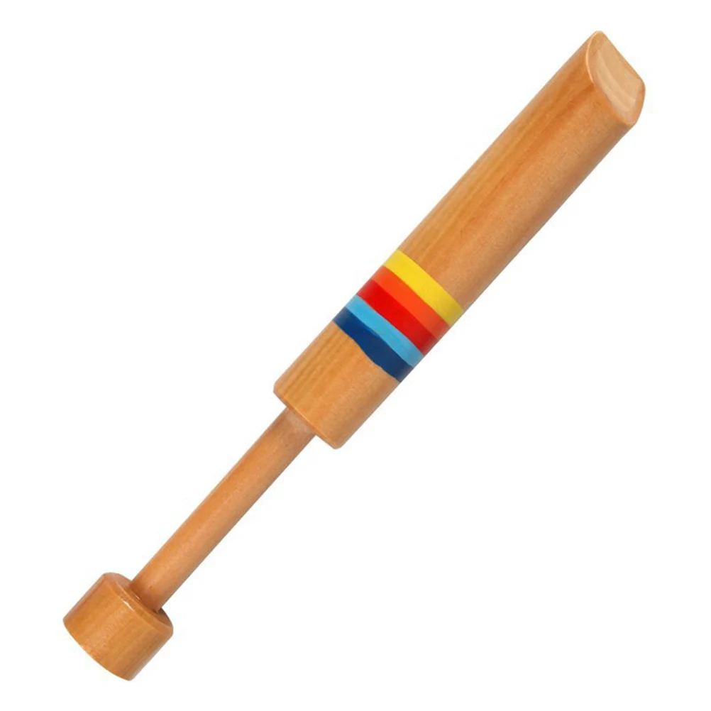 

Wooden Whistle Toy Pull Push Flute Educational Learning Toys for Kids Baby Child Bright Color Musical Instrument