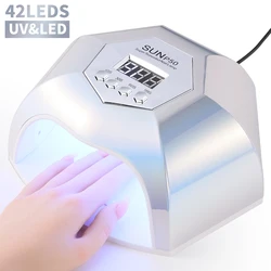 Profesjonalna lampa UV do paznokci 42LED Suszarka Aurora Color Design do paznokci UV Gel Polish Suszenie Manicure Sprzęt Narzędzia