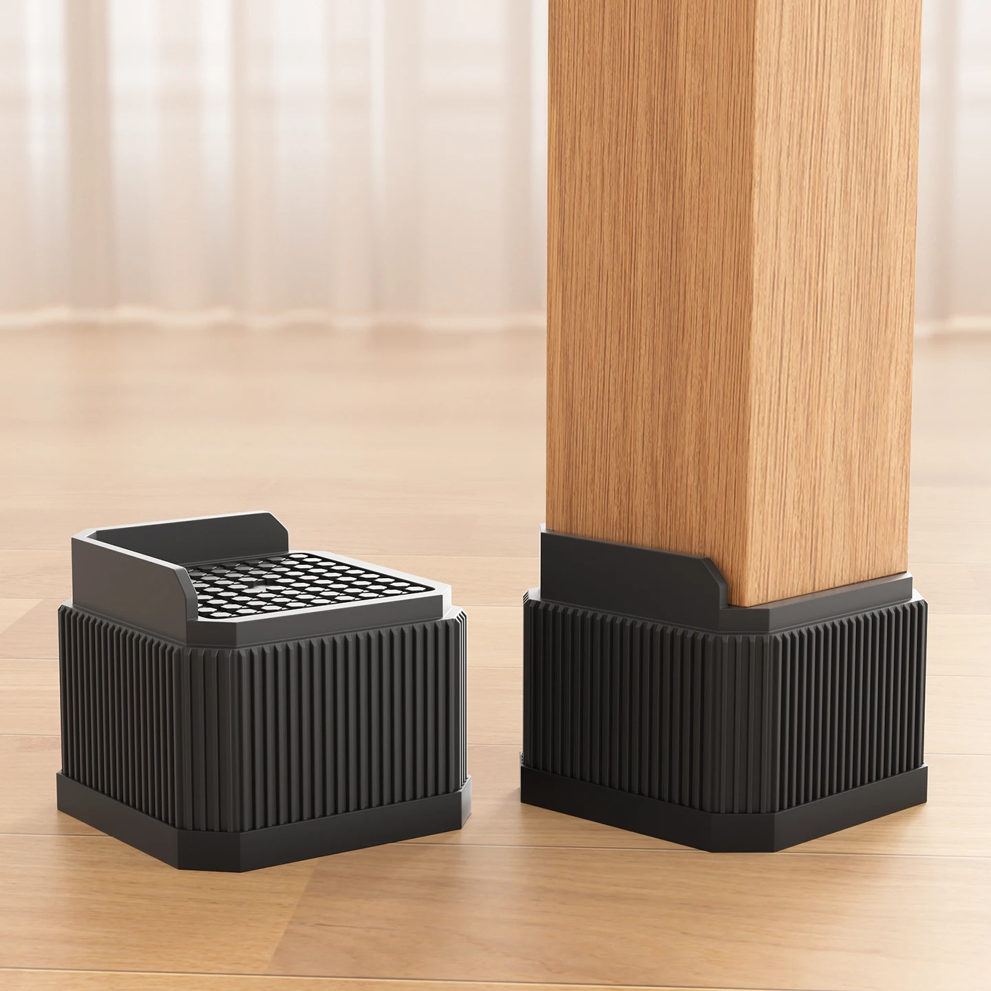 

Тройные противоскользящие подставки для мебели с шипами и противоскользящими краями, влагостойкие, для столов и шкафов