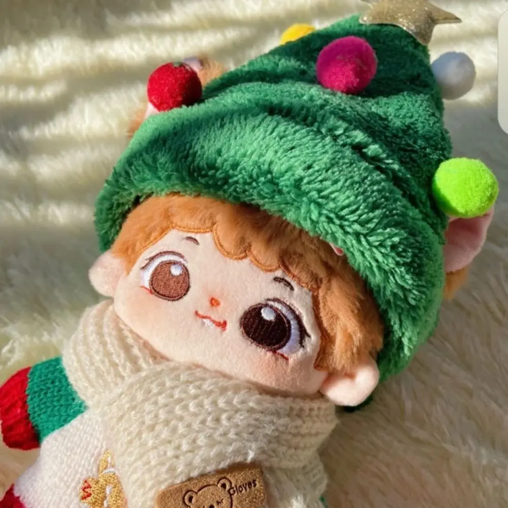 Moda natal 20cm algodão boneca roupas diy brinquedo presente boneca roupas decoração colorido bonito boneca acessórios boneca bjd