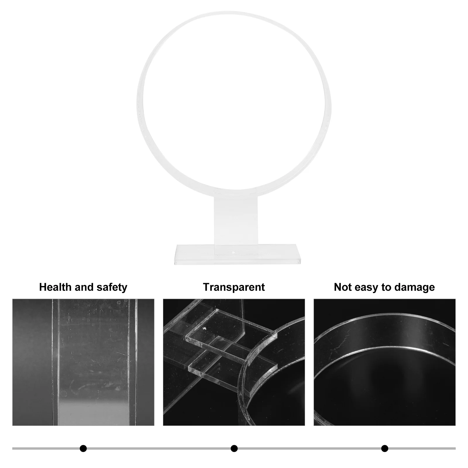 Acrylic Headband Display Mounted Hairband Holder Round Stands Headpiece ganizer Keeps Room Tidy Efficient Storage