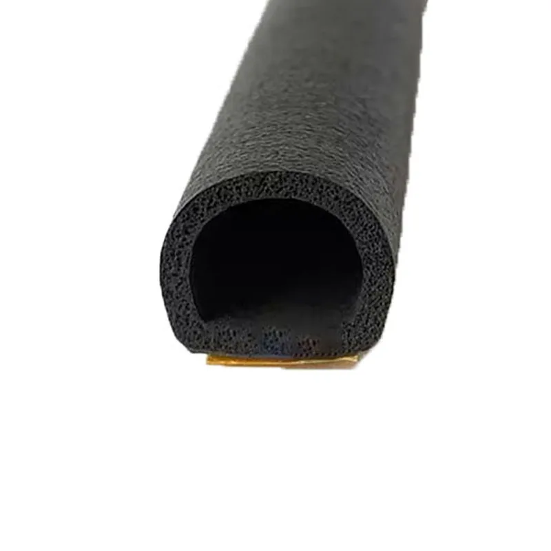 Picture 5: 1/5Meter D-type Hollow Semi-circular Self-adhesive Sealing Strip Auto Rubber Seal Soundproof EPDM Car Door Seal Strip