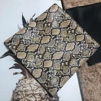 Snake Pattern Women Clutch bag soft pu leather Lady evening bags Trend party girl Envelope Bag Fashion Printing Clutches purse - Image 5