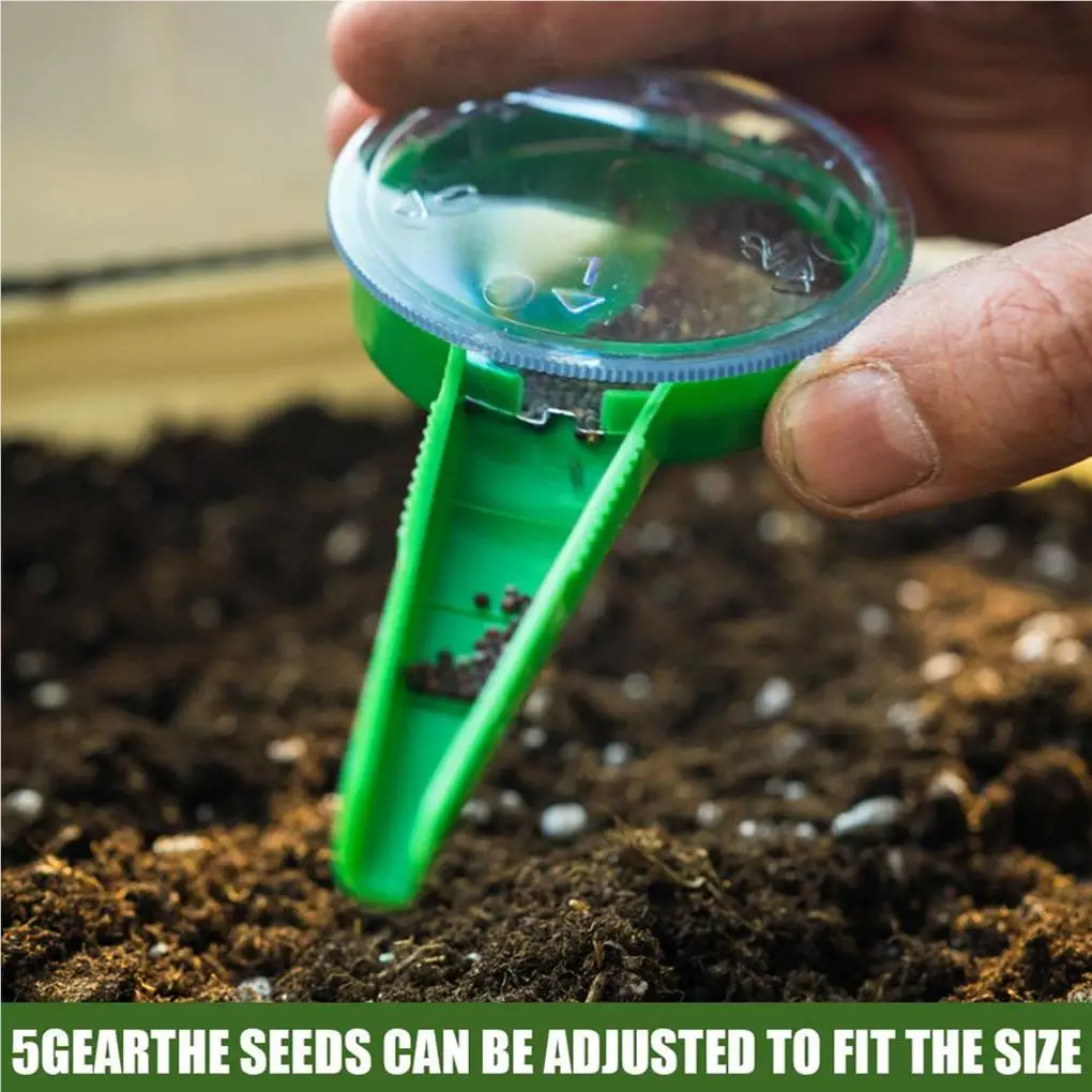 Seed Sower Handheld Seeds Dispenser Solid Lightweight Dial Sowers