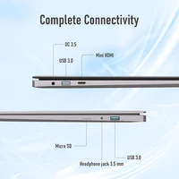 Xiaman Ultra Slim Windows 11 Laptop Computer 14.1" 12GB RAM 1TB 2TB SSD Intel A3950 Notebook 1920*1080 Office Study Computer PC 7