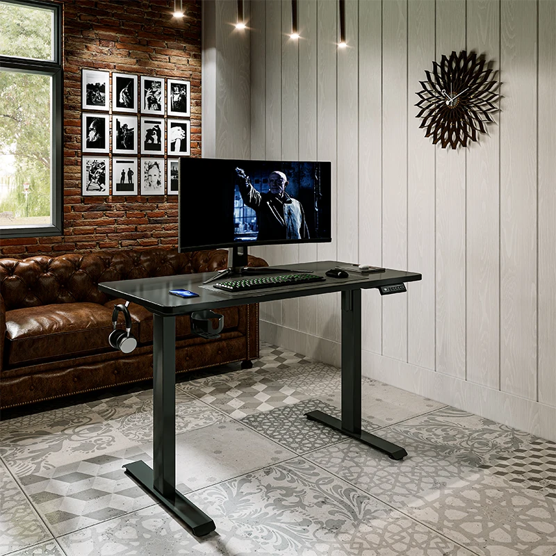 

Electric Adjustable Smart Home 2026 Furniture Automatic Feature Metal for Home Office Modern Design Ergonomic Standing Desk