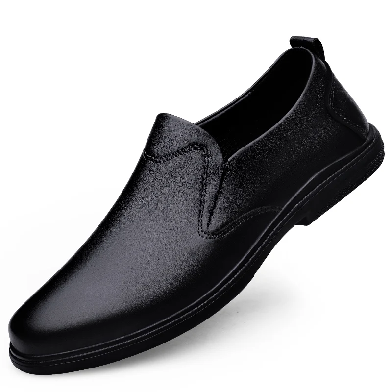 

Men's genuine leather shoes, low-waist business shoe covers for men, multi-functional, comfortable, fashionable and casual shoes