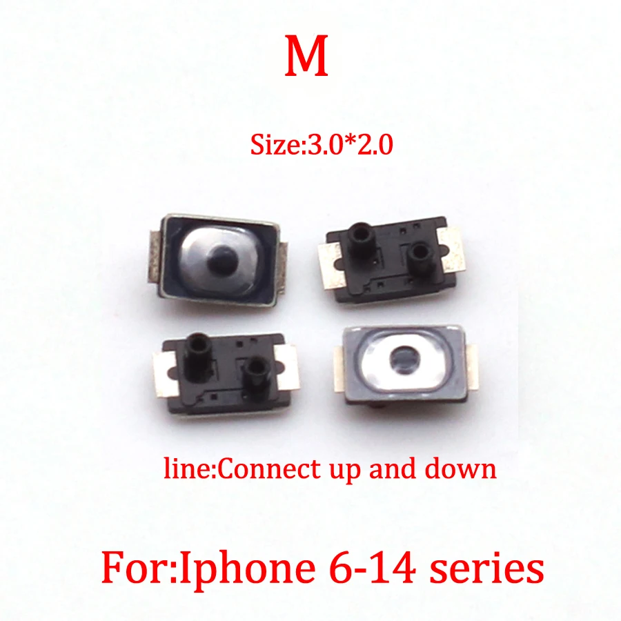 10pcs 3*2/2.8*1.9/2.6*1.6/4 MM Power On Off Inner Button Control For Iphone Huawei OPPO Xiaomi Samsung VIVO Honor Volume Switch