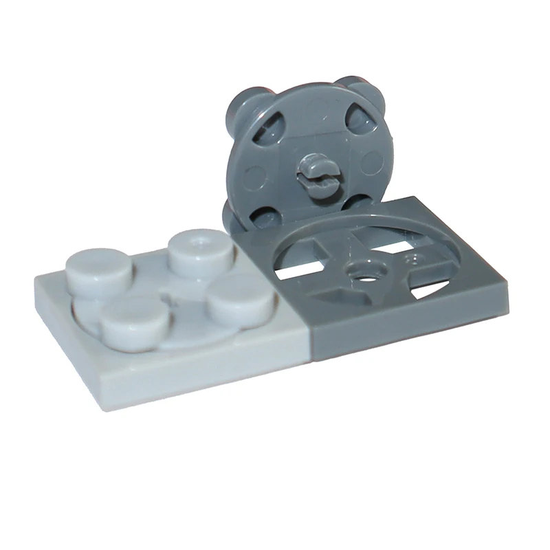 Building Blocks Technology Accessories Turntable 2x2 Plate Base 3680 Turntable 2x2 Plate Top 3679 MOC Parts Bricks Toys for Kids