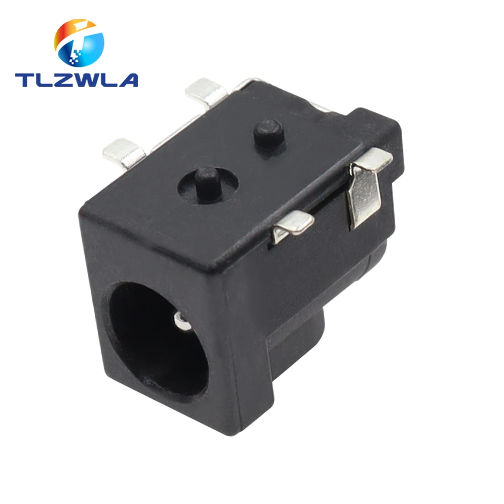 10PCS DC-050 SMD DC-005 5.5X2.1 DC005 5.5*2.5mm DC Power Jack Connector 5.5 x 2.1MM Socket DC050