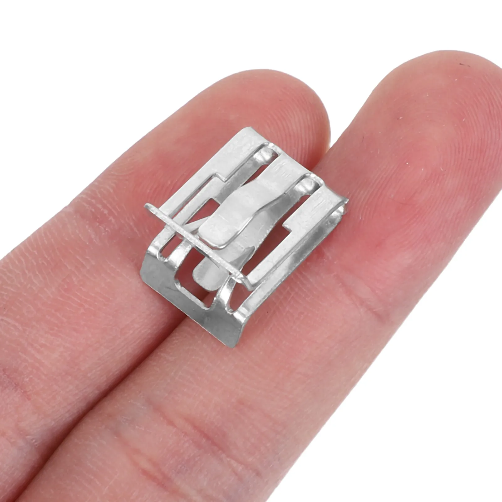 50Pcs Car Dashboard Console Trim Clip Fasteners Universal Metal Retainers Dash Panel Switch Bezel Fixer Automotive Interior