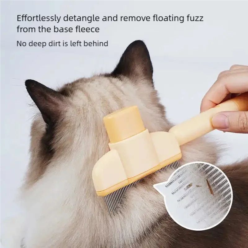 

Cat and DogCombKnot RemovalFloatingHair Tool PetSelf-Cleaning Comb Rake Comb LongHair Massage DetanglingAnd Hair Removal Special