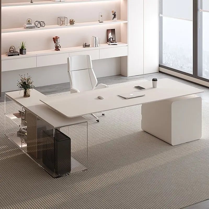 Slate boss desk Modern acrylic large class desk Household desk