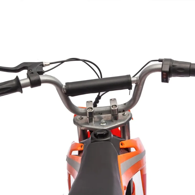 دراجة نارية كهربائية للأطفال على الطرق الوعرة 24 فولت 250 وات مع بطارية ليثيوم، تعليق خلفي، حتى 9.3 ميلا في الساعة، للأعمار من 8 سنوات فما فوق