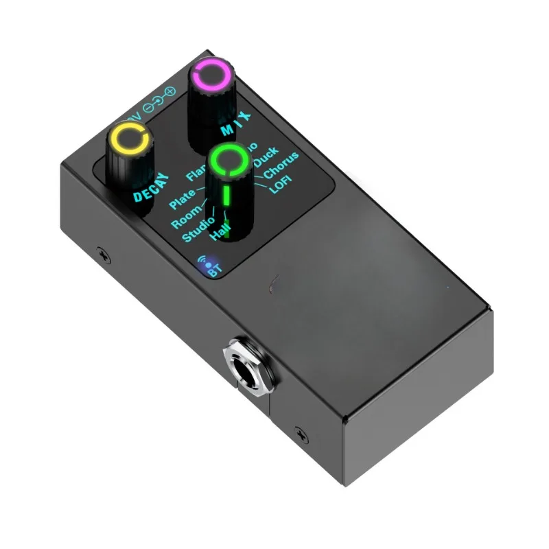 Guitar Reverb Effect Pedal Single Block Reverb Effects Processor Portable Electric Guitar Stompbox For Performance Practice