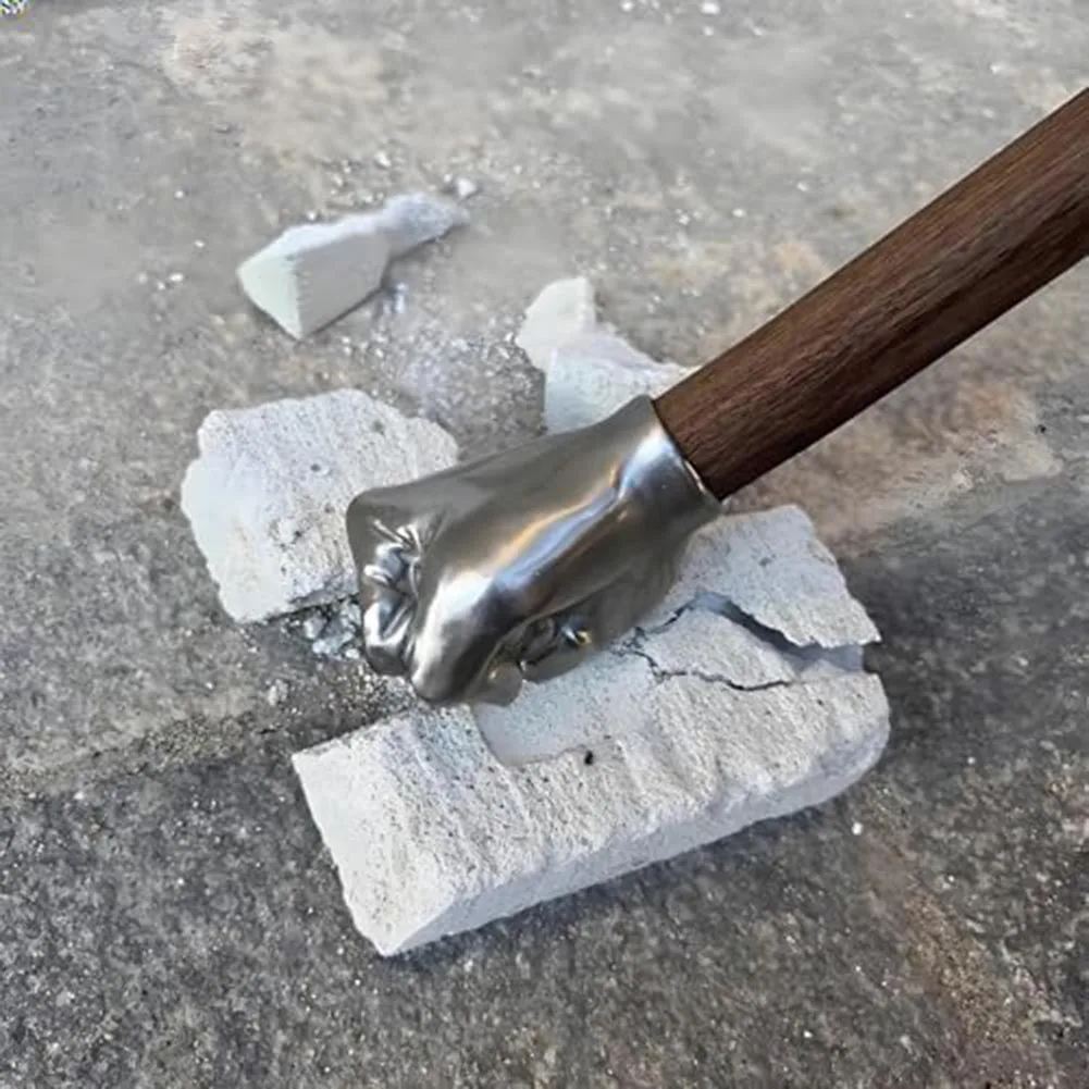 Multi Purpose Stainless Steel Hammer with Anti Slip Wooden Handle for Professional and Hobbyist Use Construction and Household