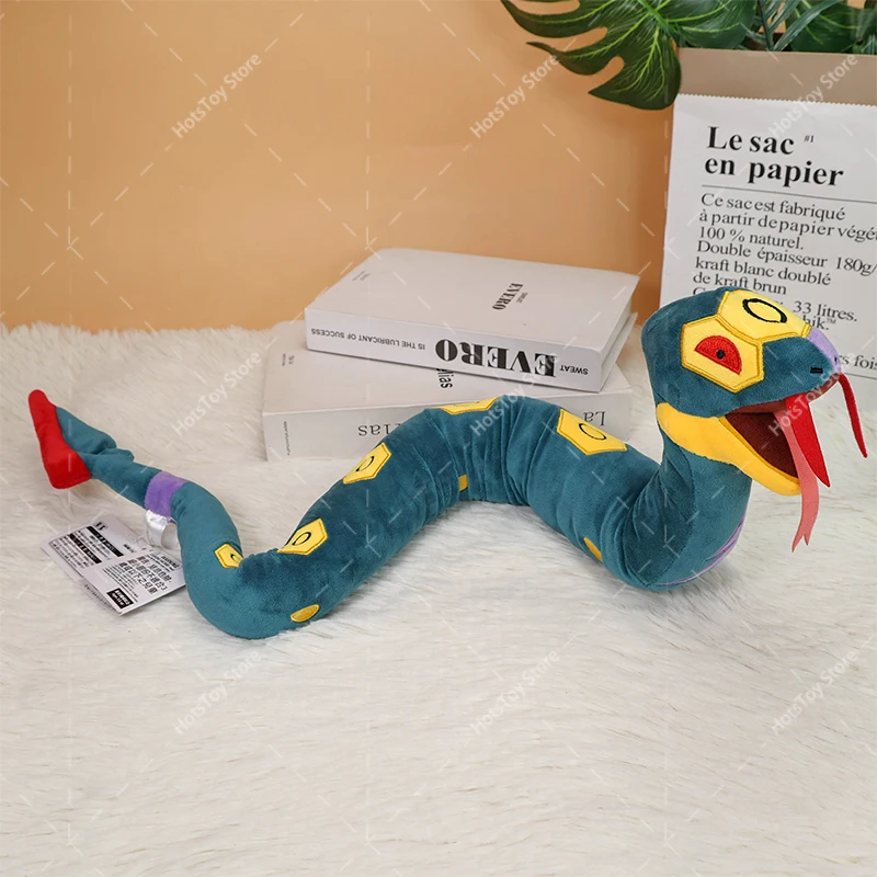 Hot Anime Gyarados Knuffels Kawaii Snake Seviper Glanzende Rayquaza Steelix Zachte Knuffel Pop Collectie Geschenken