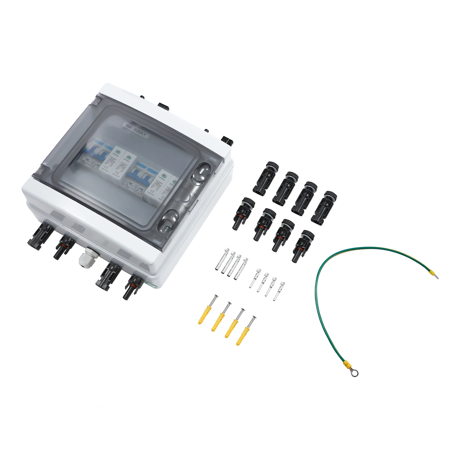 Combiner Box Circuit Breaker for Solar Panels, Solar Disconnect Switch   63DC 2P 40A 1000V  IP65