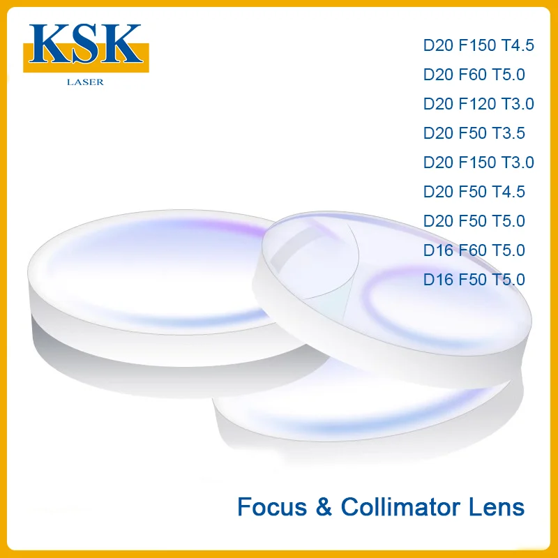 High-Power Laser Focusing Lens & Collimating Lens - Chutian Weiye D20×4.5-F150 Plano-Convex Lens for Welding Machines