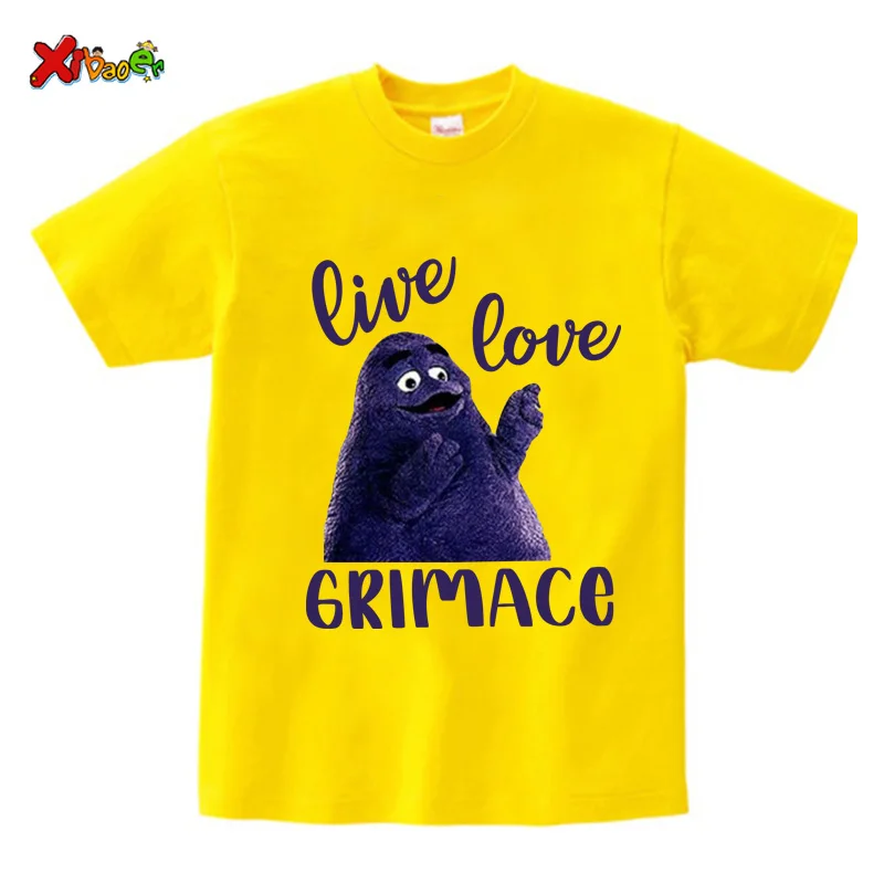 

Children's Summer T Shirt Boys Girls Short-Sleeved T Shirts Birthday T-shirt Casual Clothes Top Cartoon Image Shirt Kid Clothing