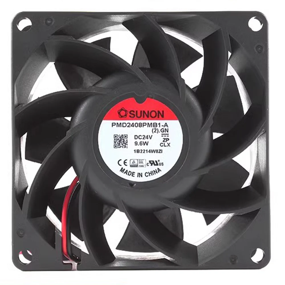 For SUNON 80*80*38mm 3-wire PMD2408PMB1-A (2).GN 80mm 8038 24V 9.6W cooling fan