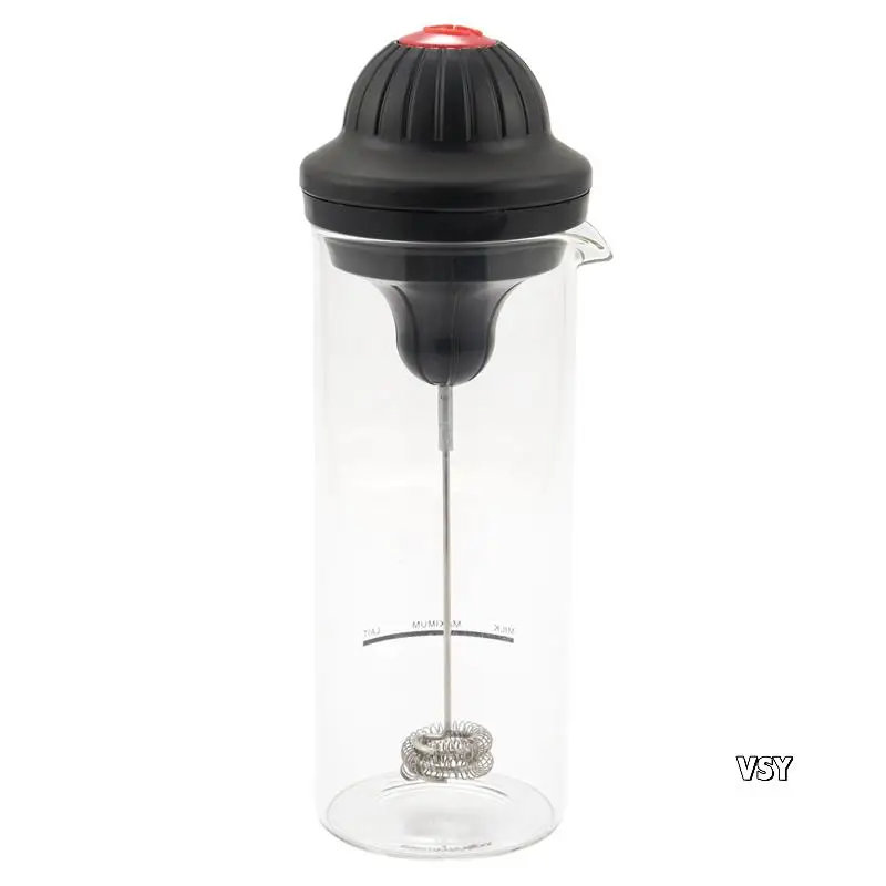 5X Milk Frother Electric Foamer Coffee Foam Maker Milk Shake Mixer Battery Milk Frother Jug Cup