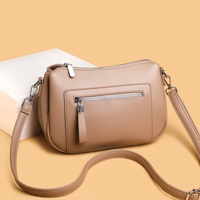 

Elegant-looking-chic 2025 New Ladies Luxury Brand Leather Crossbody Bag Famous Designer Popular Classic Simple​