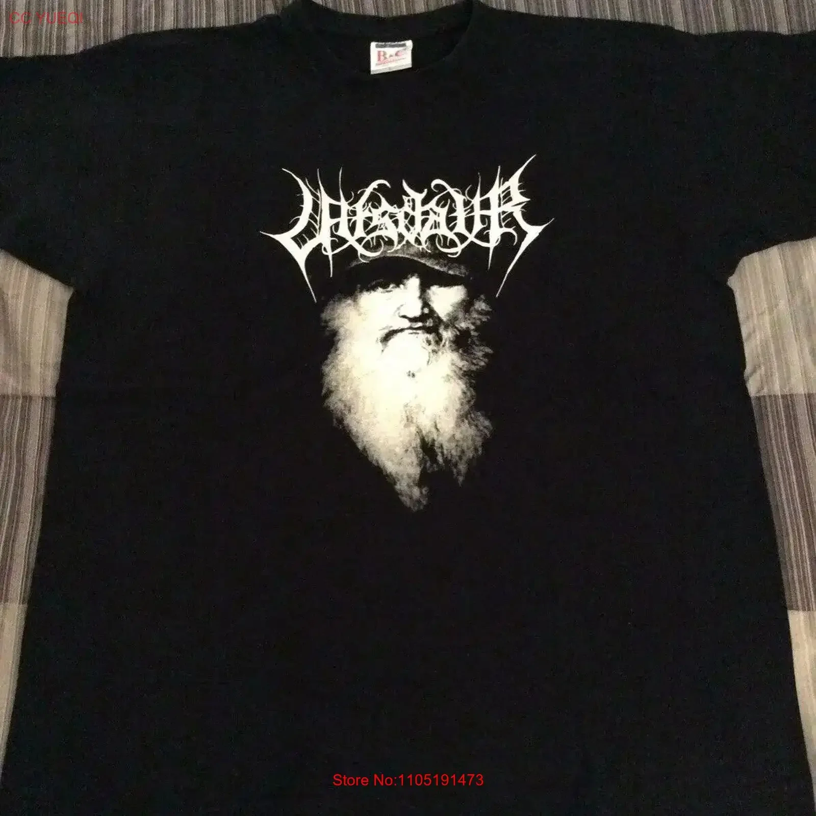 ULFSDALIR Grimnir T Shirt L Azarath The Chasm Inquisition Urgehal Urfaust vintage Washed Stretched Versatile Comfortable