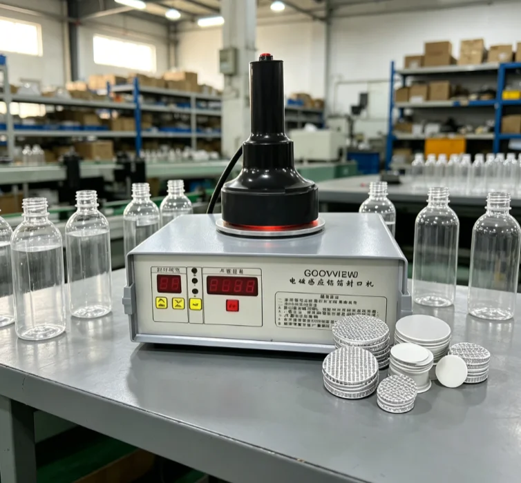 F200 Handheld Induction Sealing Machine, manual aluminum foil sealer for plastic & glass bottles small batch packaging