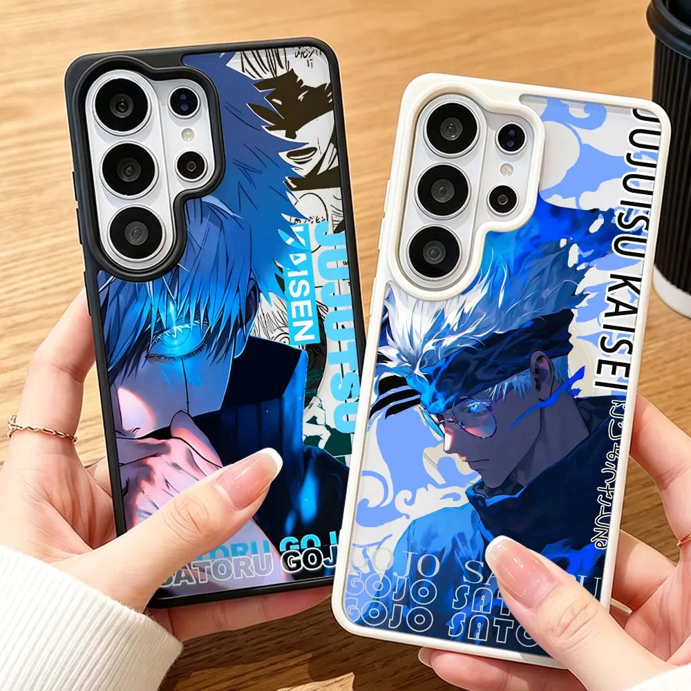 Comics Art Jujutsu Kaisen Wireless Charge Magnetic Magsafe For Samsung Galaxy S26 S25 S24 S23 S22 FE Ultra Plus Phone Case