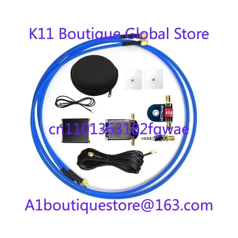 Short-wave Small-loop Antenna 50K-500MHz Full-band Ring Active Receiver HF AM FM VHF UHF SDR
