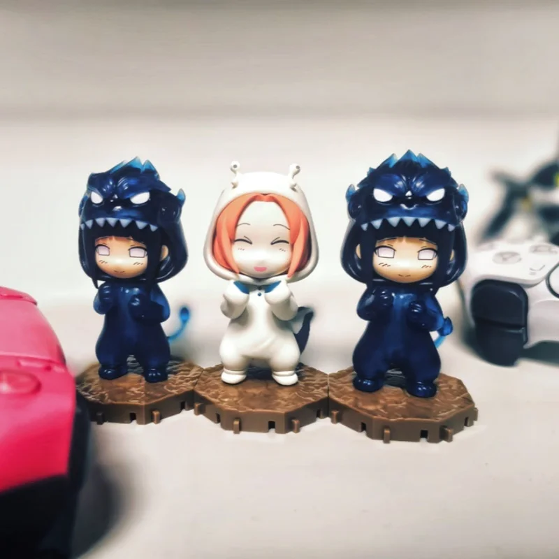 

Bandai Official Shokugan Naruto Shippuden Blind Box Anime Figure Q Version Collectible Action Figure Toy Model Doll Kids Gift