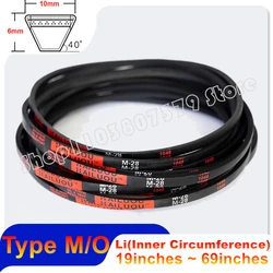 Type M/O Drive V Belt Rubber Conveyor Belts Power Transmission Strap 19 20 25 28 30 32 35 36 39 40 41 45 48 50 55 60 66 69inches