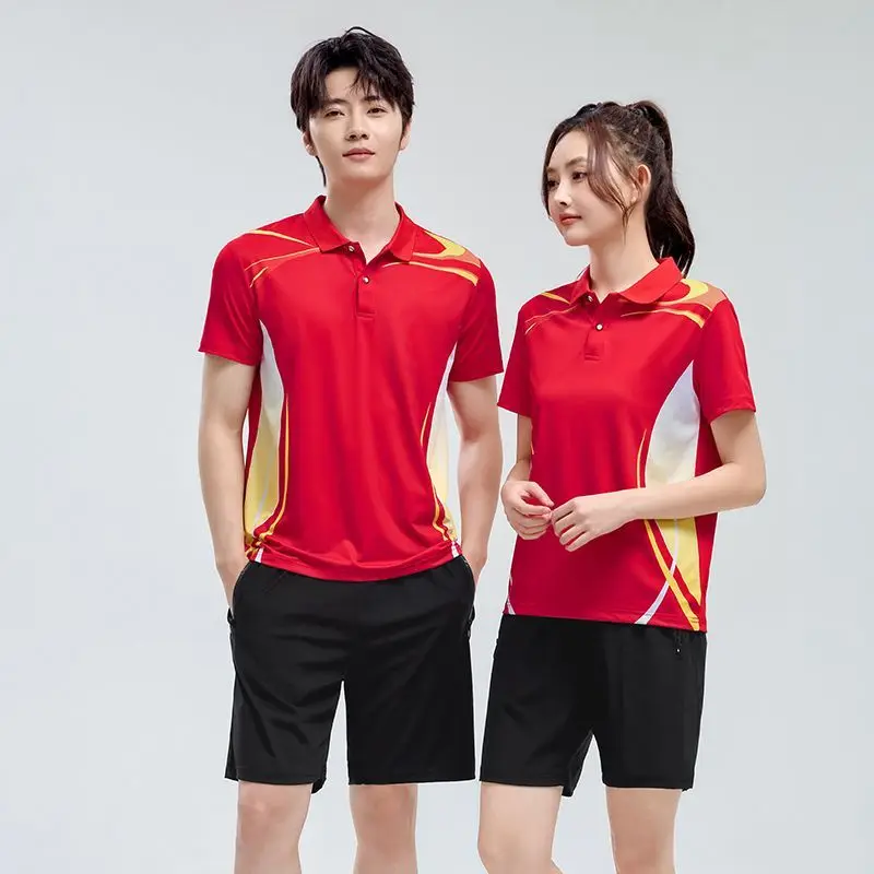 Summer Unisex Sports Tracksuit Set Men Women Running Gym Workout Team Uniform School Student Casual Short Sleeve Long Pants view 3