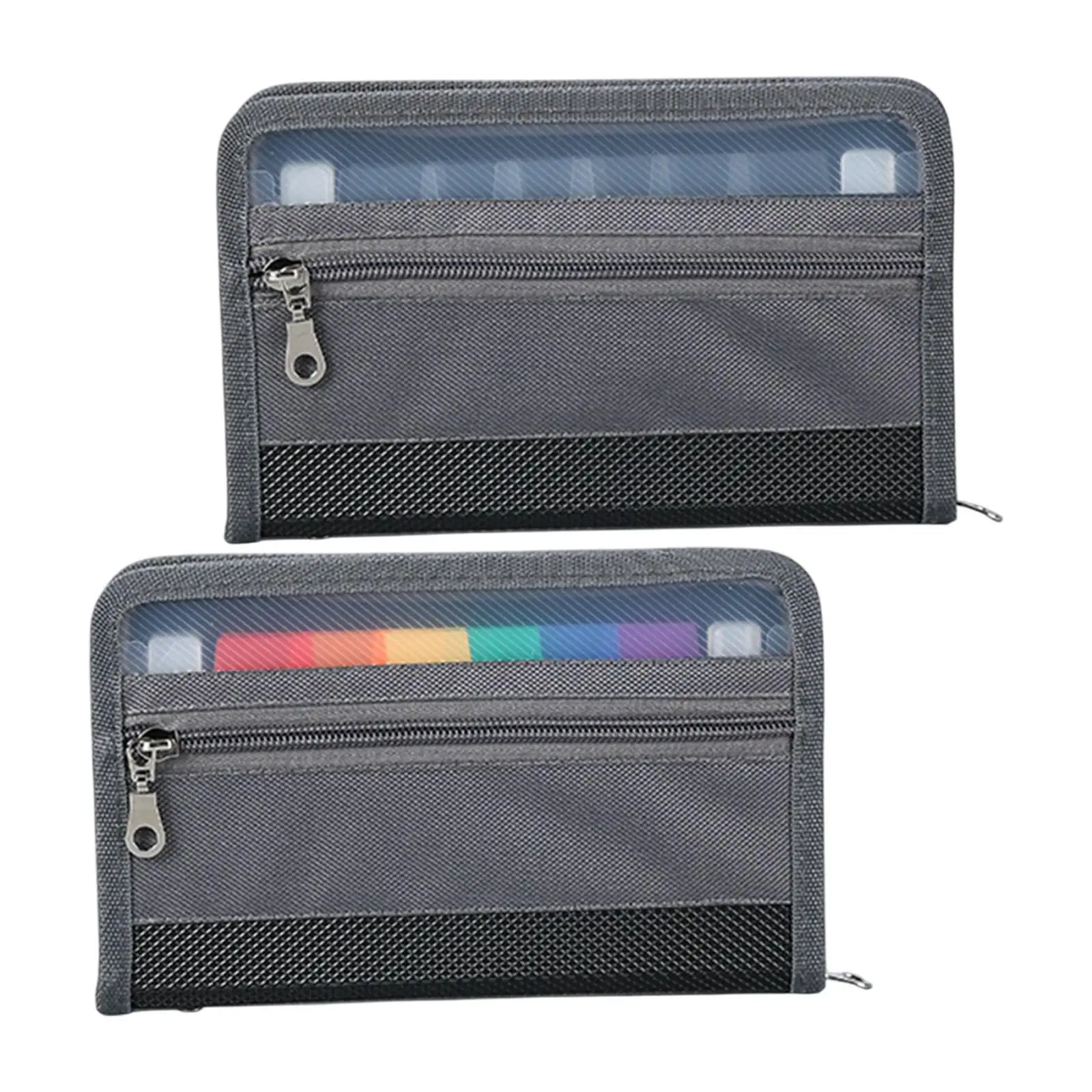 File Organizer Office Document Bag with Safe Zipper A4 Accordion File Holder for Business Trips