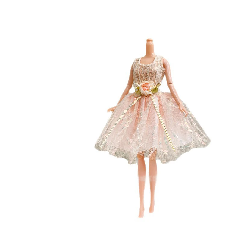 1/6 30 سنتيمتر ملابس دمى الأميرة رائعة منتفخ تنورة ساري الترتر فستان الأميرة فساتين الموضة الملابس والاكسسوارات