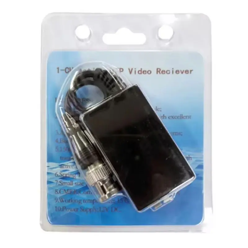 DC12V 1CH Active UTP Video Balun BNC Video Balun For CCTV Camera DVR System-New