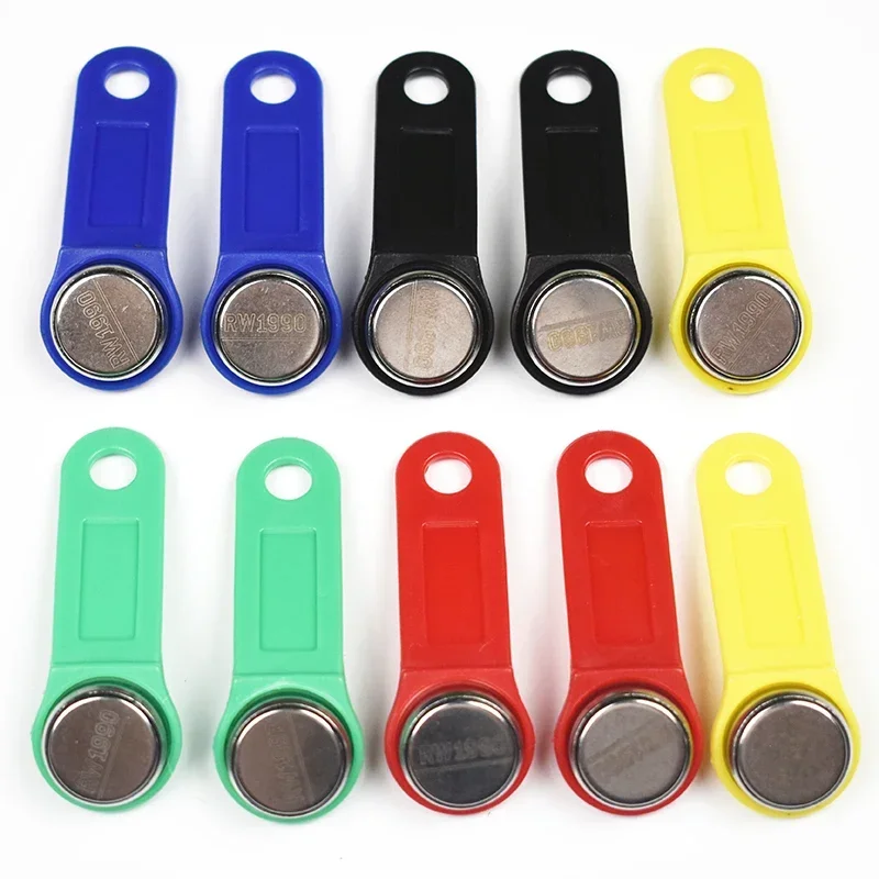 High Quality 5pcs/lot rewritable RFID Touch Memory key RW1990 iButton copy card keyfor Cards Access System