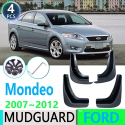 For Ford Mondeo MK4 2007~2012 2010 2011 4 PCS Front Rear Fender Mudguard Mud Flaps Guard Splash Flap Mudguards Car Accessories