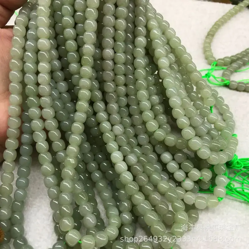 Hetian , Qinghai Material,*8Mm, Old-Style , 108 Buddhist Prayer, Jade Accessories, Loose Beads