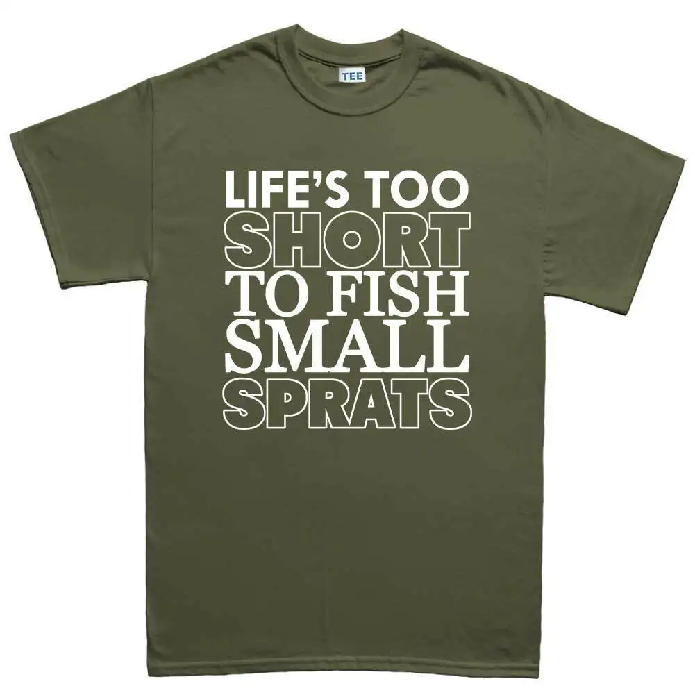 

Mens Sprats Fishing Fisherman Bait T shirt (Tee)
