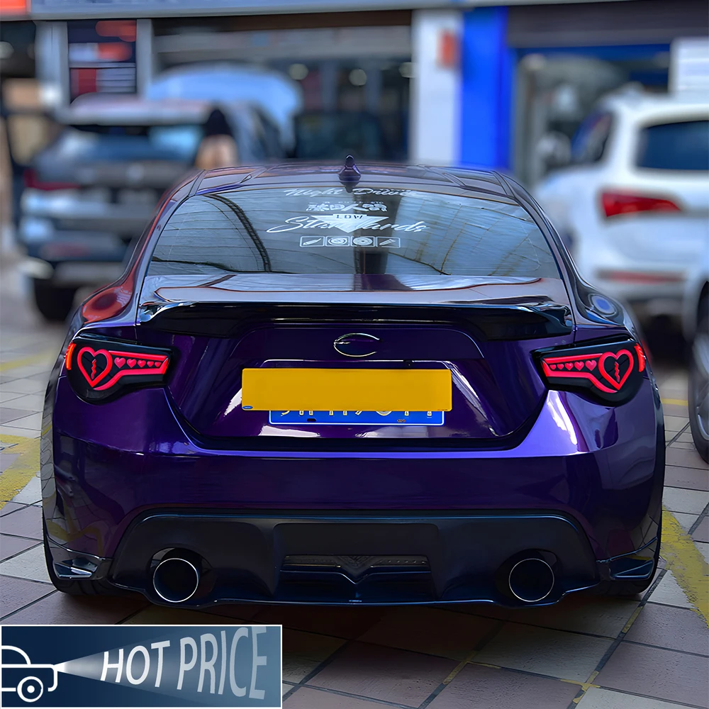 

Car Taillights Assembly For Toyota 86 Subaru BRZ 2012-2021 Upgrade Heart Style Startup Effect Signal Light Tool Accessories