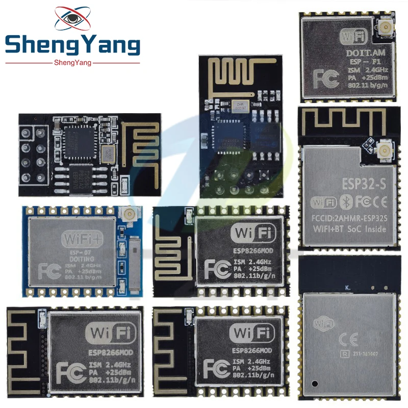 ESP8266 ESP-01 ESP-01S ESP-07 ESP-12E ESP-12F ESP-32 ESP-32S ESP32 Модуль приемопередатчика 2,4G для Arduino