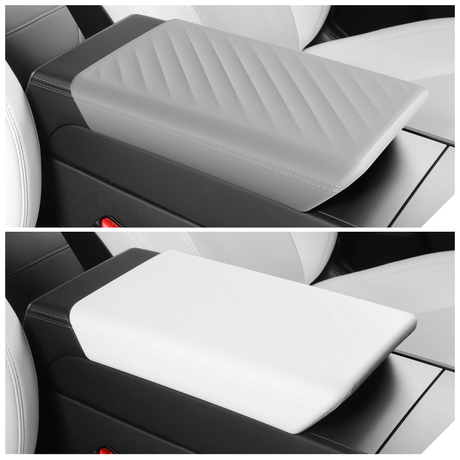 TPE Armrest capa protetora para Tesla Model 3, Central Control Armrest Box, Protector Mat, Acessórios Interior do carro, 2024