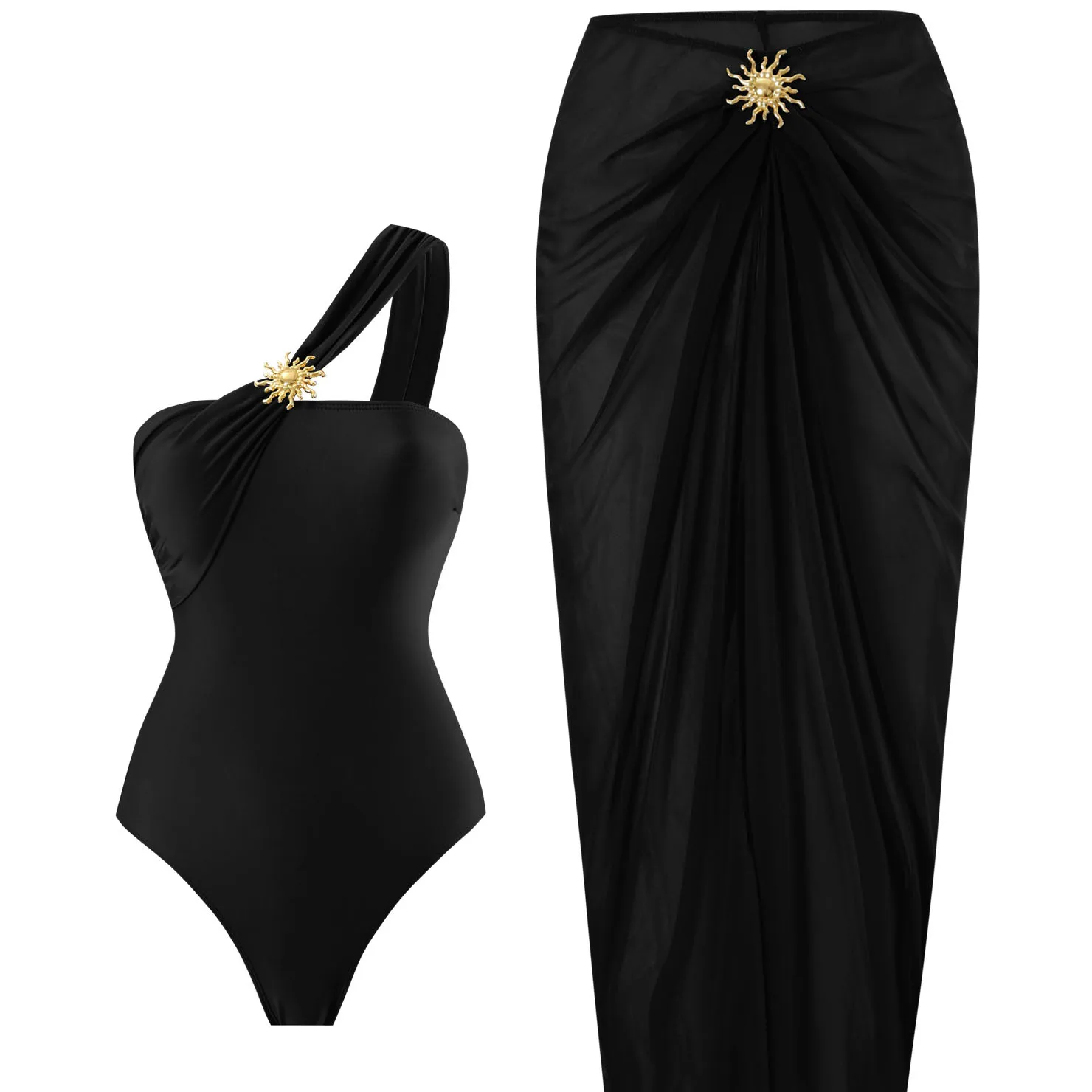 Costume da bagno intero estivo tinta unita Top a tubo Costume da bagno da donna sexy stile spiaggia Abito da donna