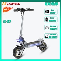 iE-S1 EScooters 800W Motor 48V 15AH Battery Smart LCD Display Electric Scooter 10-inch Air Off-road Tires City Scooters Electric